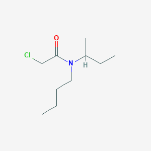 molecular formula C10H20ClNO B2883432 N-(butan-2-yl)-N-butyl-2-chloroacetamide CAS No. 874594-86-2