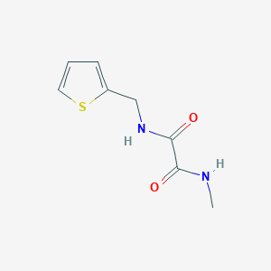 molecular formula C8H10N2O2S B2883473 N1-methyl-N2-(thiophen-2-ylmethyl)oxalamide CAS No. 920367-12-0