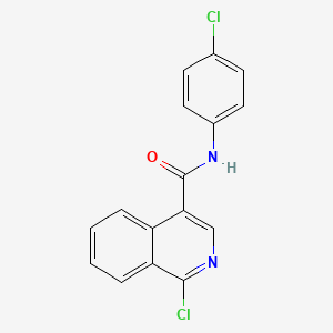 molecular formula C16H10Cl2N2O B2883496 1-chloro-N-(4-chlorophenyl)isoquinoline-4-carboxamide CAS No. 240799-58-0