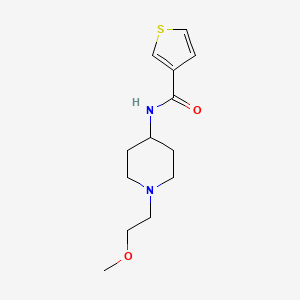N-(1-(2-methoxyethyl)piperidin-4-yl)thiophene-3-carboxamide