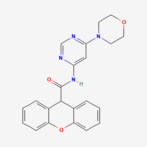 N-(6-morpholinopyrimidin-4-yl)-9H-xanthene-9-carboxamide