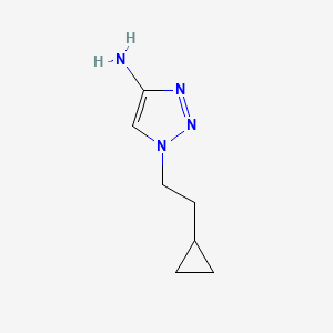 1-(2-cyclopropylethyl)-1H-1,2,3-triazol-4-amine