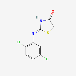 (2Z)-2-[(2,5-dichlorophenyl)imino]-1,3-thiazolidin-4-one