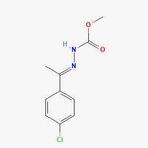 Methyl 2-[1-(4-chlorophenyl)ethylidene]-1-hydrazinecarboxylate