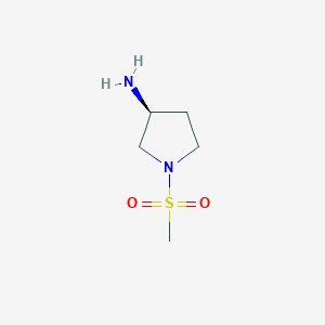 (3S)-1-methanesulfonylpyrrolidin-3-amine