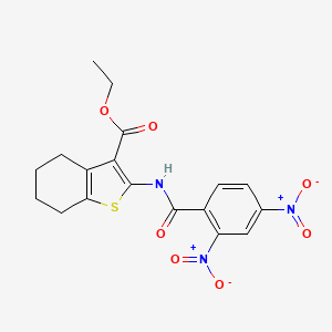 Ethyl 2-(2,4-dinitrobenzamido)-4,5,6,7-tetrahydrobenzo[b]thiophene-3-carboxylate