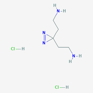 2,2'-(3H-diazirine-3,3-diyl)bis(ethan-1-amine) dihydrochloride