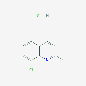 molecular formula C10H9Cl2N B2883641 8-chloro-2-methylquinolinehydrochloride CAS No. 1268593-83-4