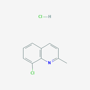 molecular formula C10H9Cl2N B2883641 8-Chloro-2-methylquinoline;hydrochloride CAS No. 1268593-83-4