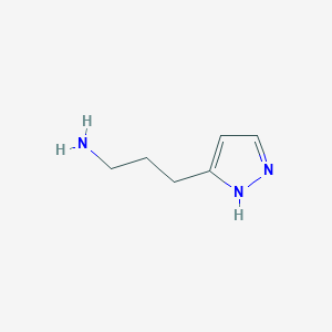 molecular formula C6H11N3 B2883652 Pyrazolepropylamine CAS No. 41306-75-6