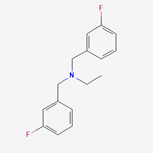 molecular formula C16H17F2N B2883668 N,N-Bis(3-fluorobenzyl)ethanamine CAS No. 1417794-54-7
