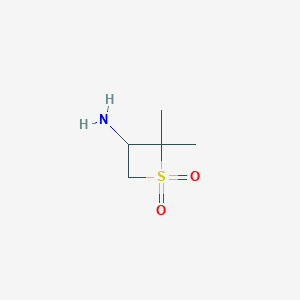 3-Amino-2,2-dimethyl-1lambda6-thietane-1,1-dione