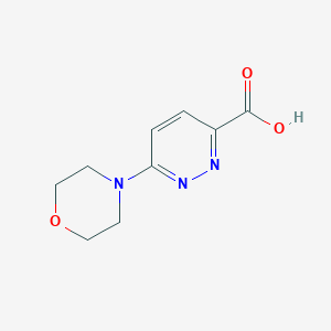 molecular formula C9H11N3O3 B2883693 6-Morpholin-4-ylpyridazine-3-carboxylic acid CAS No. 914637-36-8