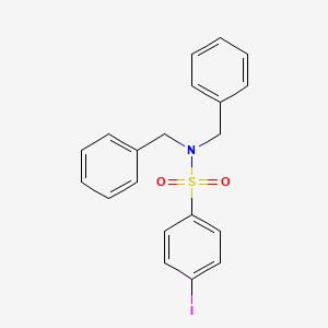 molecular formula C20H18INO2S B2883706 N,N-dibenzyl-4-iodobenzenesulfonamide CAS No. 428486-70-8