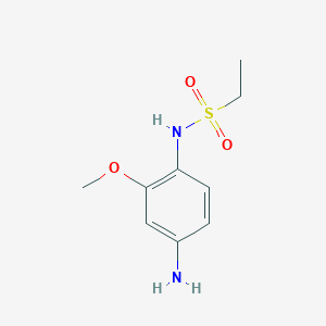 N-(4-amino-2-methoxyphenyl)ethane-1-sulfonamide