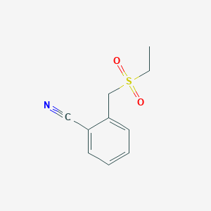 B2883799 2-[(Ethanesulfonyl)methyl]benzonitrile CAS No. 1267101-21-2