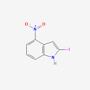 molecular formula C8H5IN2O2 B2883984 2-iodo-4-nitro-1H-indole CAS No. 1935958-72-7