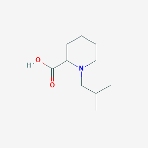 molecular formula C10H19NO2 B2883987 1-Isobutylpiperidine-2-carboxylic acid CAS No. 1044637-58-2