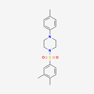 1-(3,4-Dimethylbenzenesulfonyl)-4-(4-methylphenyl)piperazine