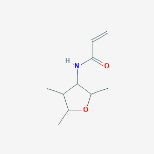 molecular formula C10H17NO2 B2884044 N-(2,4,5-Trimethyloxolan-3-yl)prop-2-enamide CAS No. 2163674-18-6