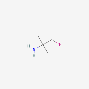 molecular formula C4H10FN B2884052 1-Fluoro-2-methylpropan-2-amine CAS No. 112433-52-0