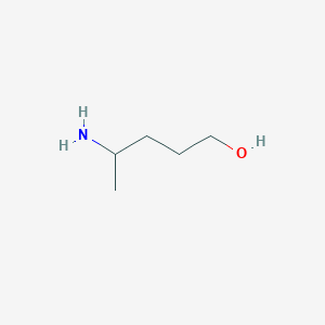 molecular formula C5H13NO B028841 4-Aminopentan-1-ol CAS No. 927-55-9