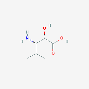 molecular formula C6H13NO3 B2884115 (2S,3S)-3-Amino-2-hydroxy-4-methylpentanoic acid CAS No. 134359-90-3