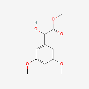 molecular formula C11H14O5 B2884121 3,5-Dimethoxymandelic acid, methyl ester CAS No. 1249121-26-3