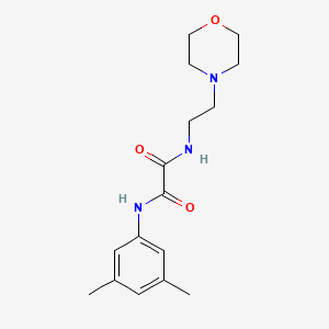 molecular formula C16H23N3O3 B2884123 N1-(3,5-dimethylphenyl)-N2-(2-morpholinoethyl)oxalamide CAS No. 340980-81-6