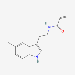 molecular formula C14H16N2O B2884168 N-[2-(5-methyl-1H-indol-3-yl)ethyl]prop-2-enamide CAS No. 775289-84-4