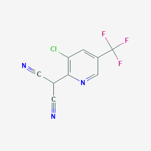 2-[3-Chloro-5-(trifluoromethyl)pyridin-2-yl]malononitrile