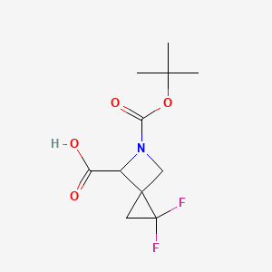 5-[(Tert-butoxy)carbonyl]-1,1-difluoro-5-azaspiro[2.3]hexane-4-carboxylic acid