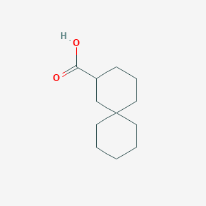 molecular formula C12H20O2 B2884234 Spiro[5.5]undecane-2-carboxylic acid CAS No. 1147732-99-7