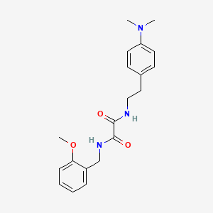 B2884299 N1-(4-(dimethylamino)phenethyl)-N2-(2-methoxybenzyl)oxalamide CAS No. 953951-77-4