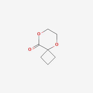 molecular formula C7H10O3 B2884423 5,8-Dioxaspiro[3.5]nonan-9-one CAS No. 2138075-46-2