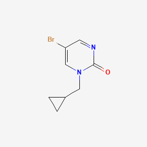 5-Bromo-1-(cyclopropylmethyl)pyrimidin-2(1H)-one