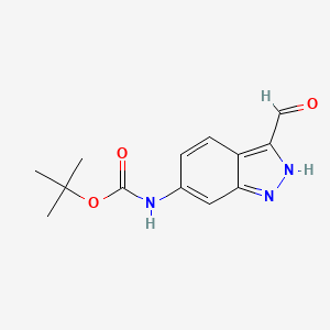 (3-Formyl-1H-indazol-6-YL)-carbamic acid tert-butyl ester
