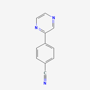 4-(Pyrazin-2-yl)benzonitrile