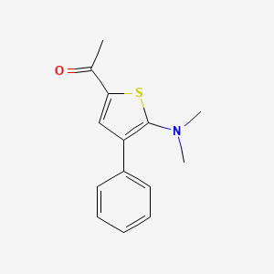 1-[5-(Dimethylamino)-4-phenyl-2-thienyl]-1-ethanone