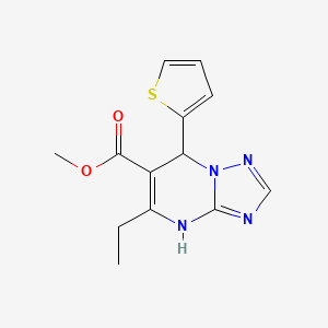 Methyl 5-ethyl-7-(2-thienyl)-4,7-dihydro[1,2,4]triazolo[1,5-a]pyrimidine-6-carboxylate