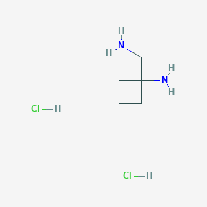 B2884470 1-(Aminomethyl)cyclobutanamine dihydrochloride CAS No. 440100-10-7