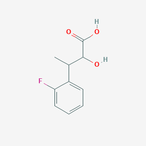 B2884500 3-(2-Fluorophenyl)-2-hydroxybutanoic acid CAS No. 1501194-02-0