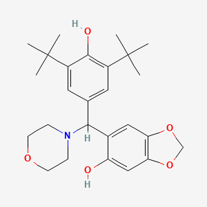 molecular formula C26H35NO5 B2884505 UC-514321 