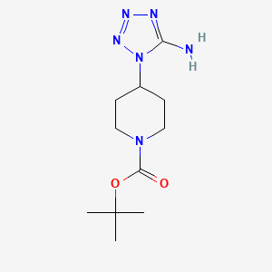Tert-butyl 4-(5-aminotetrazol-1-yl)piperidine-1-carboxylate