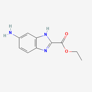 1H-Benzimidazole-2-carboxylic acid, 6-amino-, ethyl ester