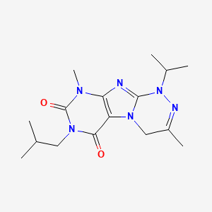 3,9-Dimethyl-7-(2-methylpropyl)-1-propan-2-yl-4H-purino[8,7-c][1,2,4]triazine-6,8-dione