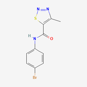 N-(4-bromophenyl)-4-methyl-1,2,3-thiadiazole-5-carboxamide