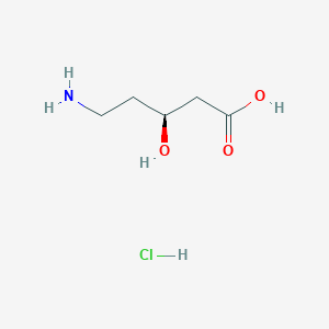 (3S)-5-Amino-3-hydroxypentanoic acid;hydrochloride