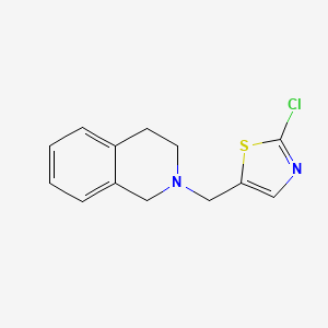 2-[(2-Chloro-1,3-thiazol-5-yl)methyl]-1,2,3,4-tetrahydroisoquinoline