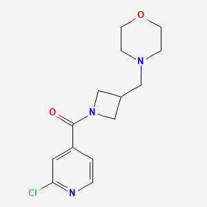 4-{[1-(2-Chloropyridine-4-carbonyl)azetidin-3-yl]methyl}morpholine